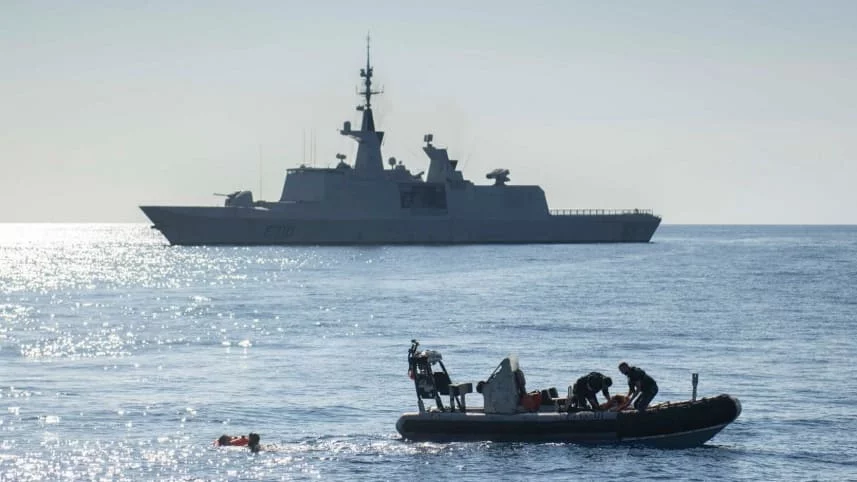 La frégate La Fayette participe à un exercice avec la marine israélienne