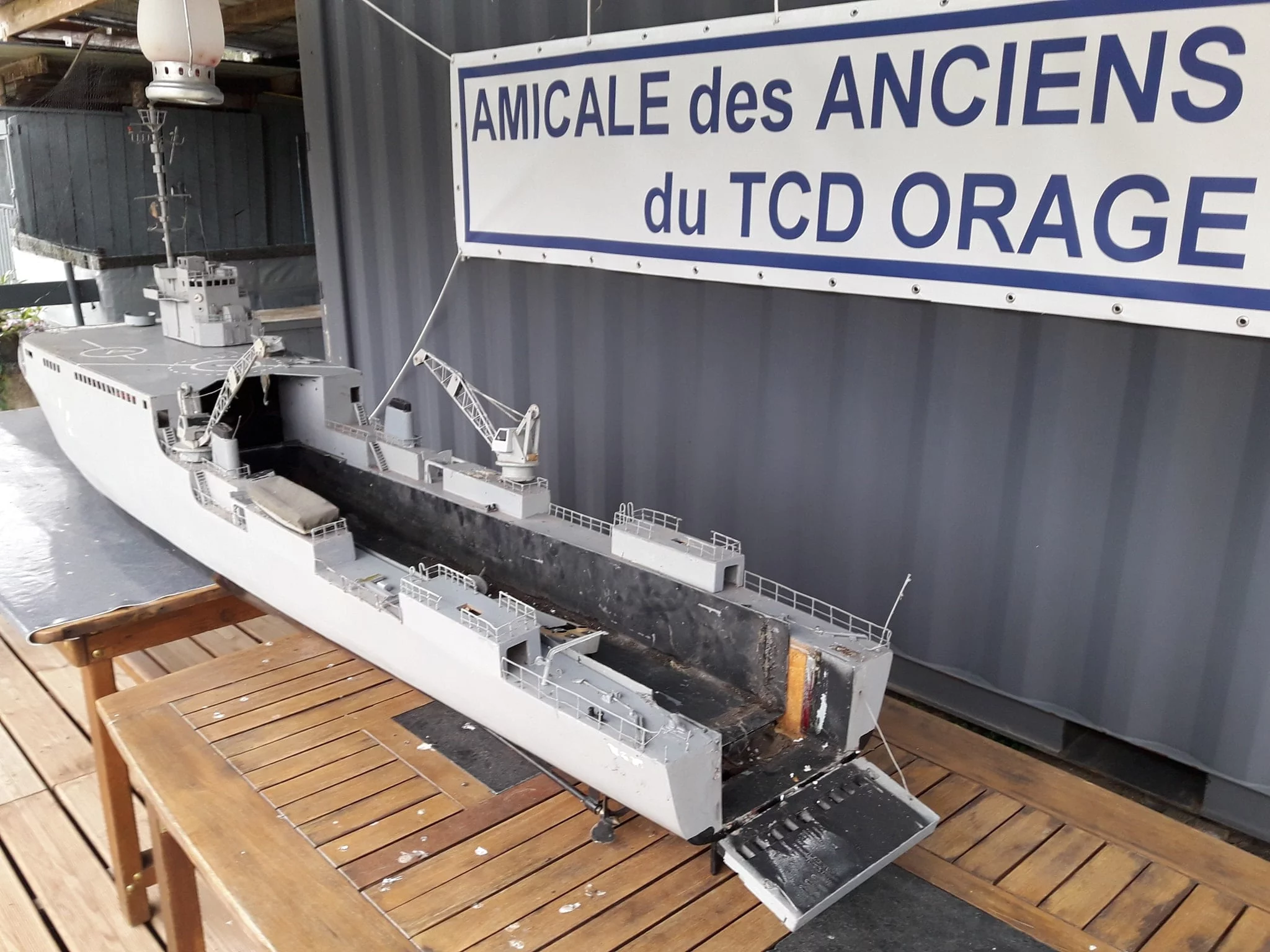 Maquette du TCV Orage