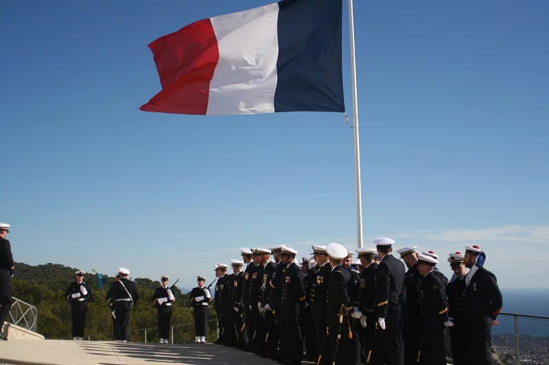 Prise de commandement de l'équipage bleu du sous-marin Perle