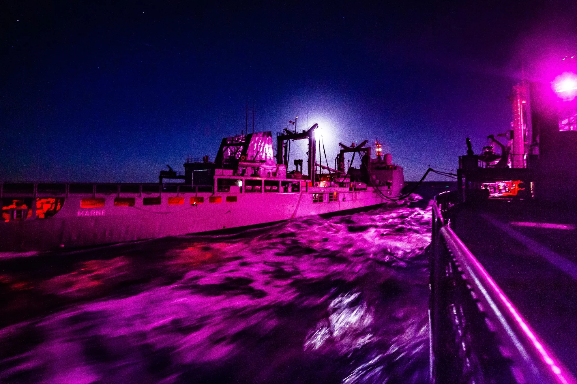Ravitaillement à la mer