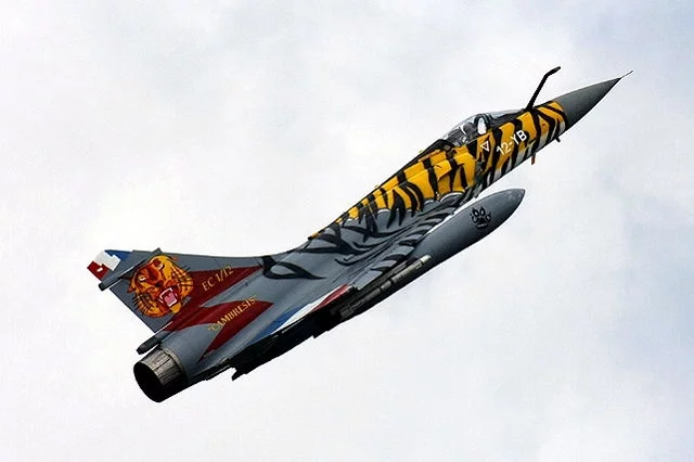 Un Mirage-2000 de la base de Cambrai 