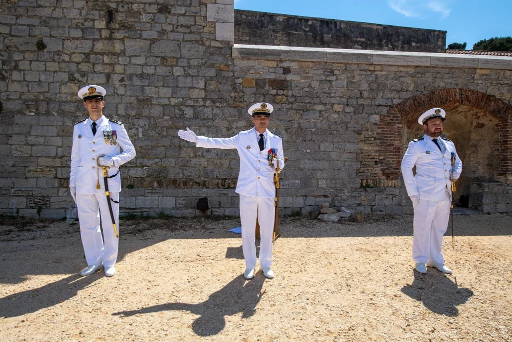 Le capitaine de corvette Pierre Alessio, nouveau commandant de l’équipage rouge du SNA Améthyste