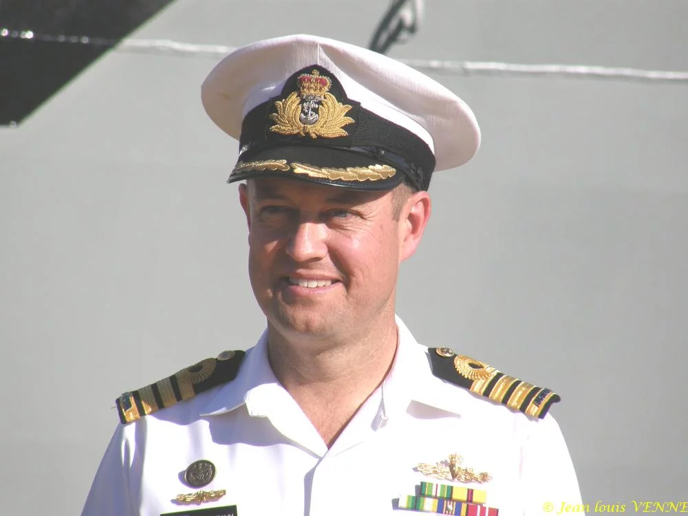 Le commandant Peter Leavy