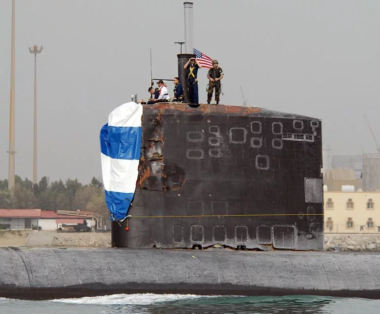 Vue du kiosque de l'USS Hartford