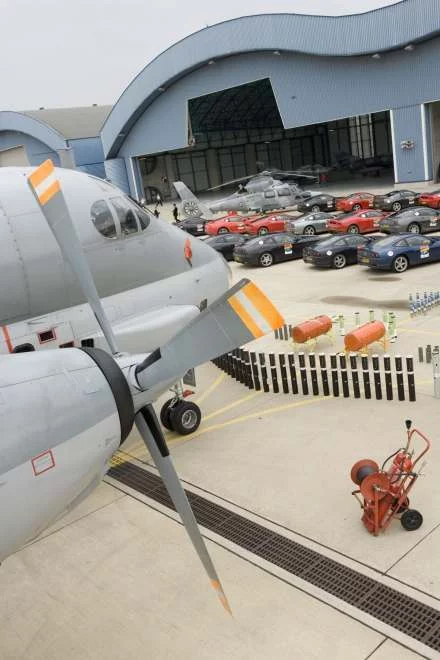 Des Ferrari sur la BAN NÃ®mes-Garons