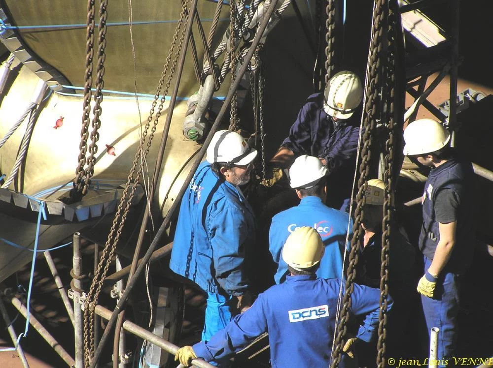 La seconde hélice du porte-avions