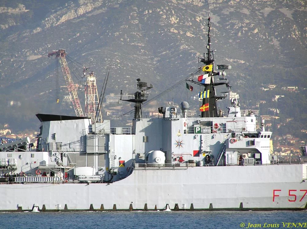 La frégate italienne Grecale