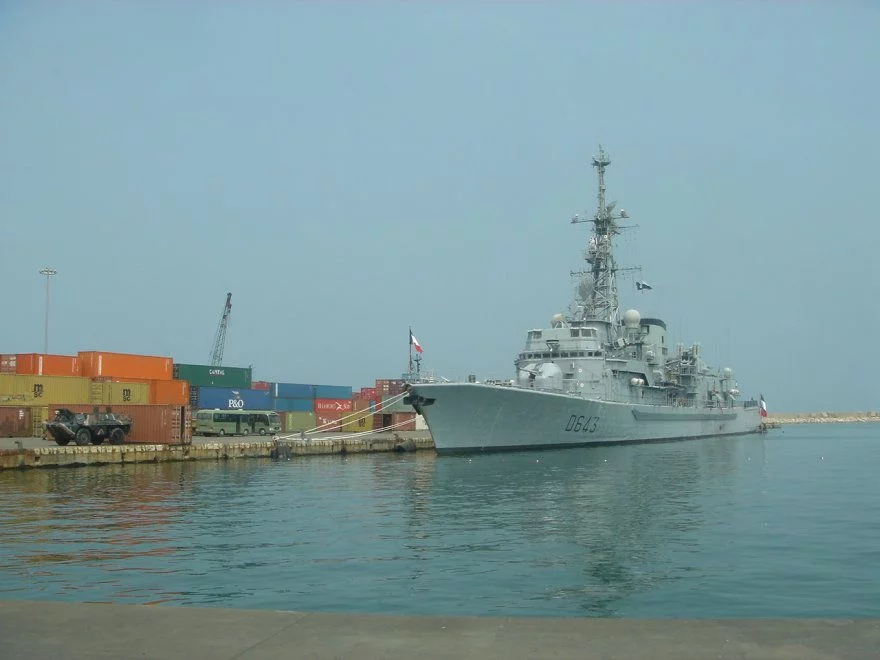 Le Jean de Vienne a quitté Beyrouth le 16 juillet, après la visite du ministre de la Défense