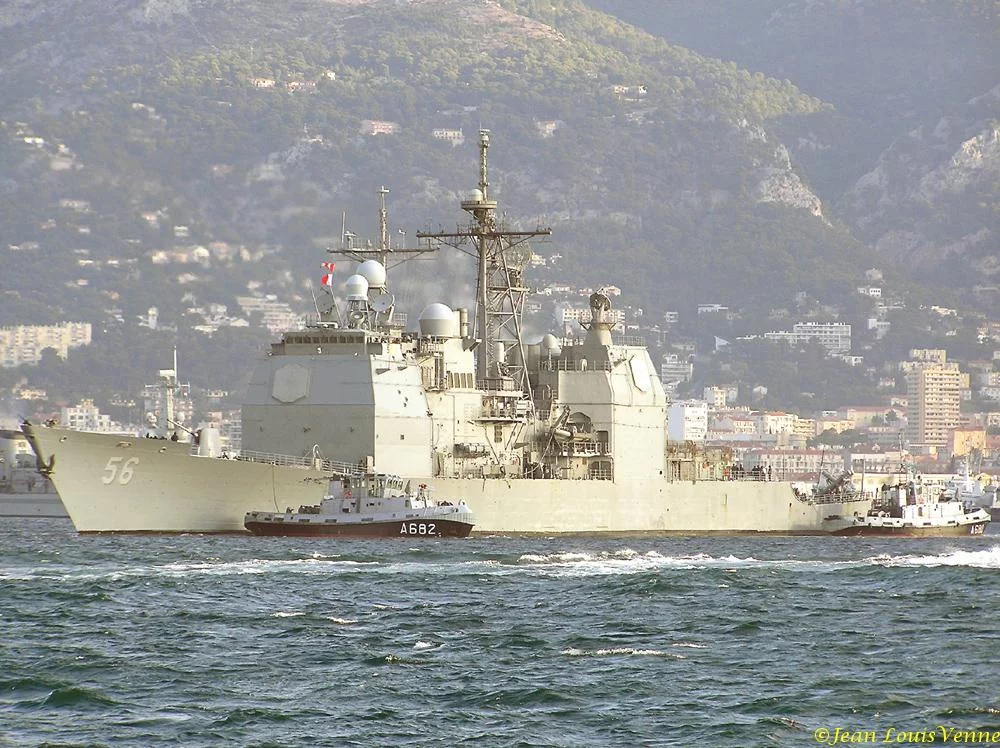 Escale du croiseur USS San Jacinto Ã  Toulon