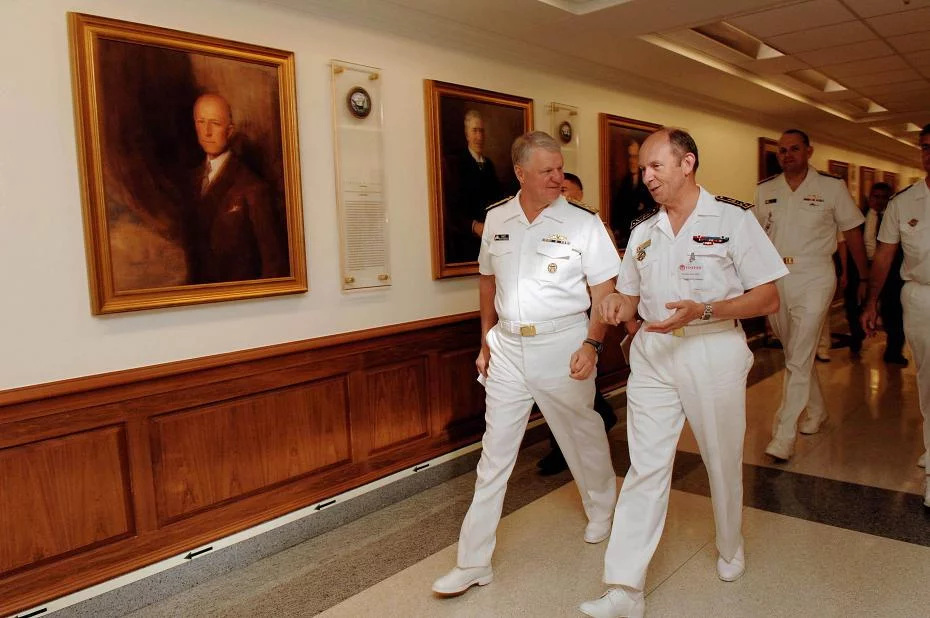 Les chefs des 2 marines