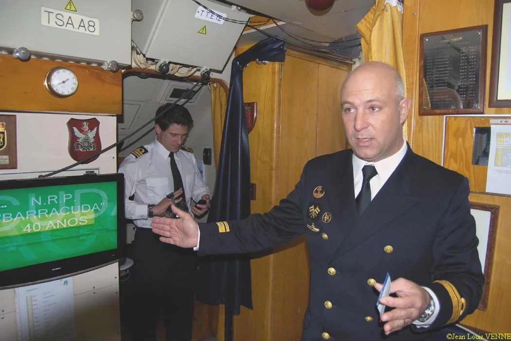 Le commandant du sous-marin portugais Barracuda