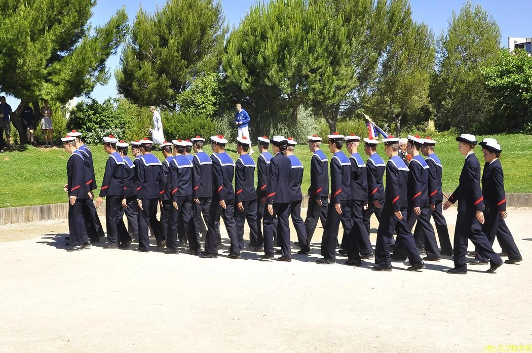 Les stagiaires de la préparation militaire marine de La Seyne-sur-mer reçoivent leur brevet