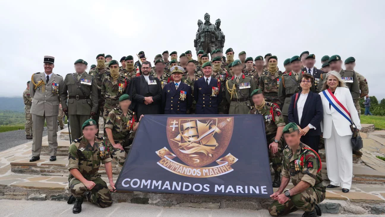 Commémoration du 80e anniversaire de la création du 1er commando de la France Libre