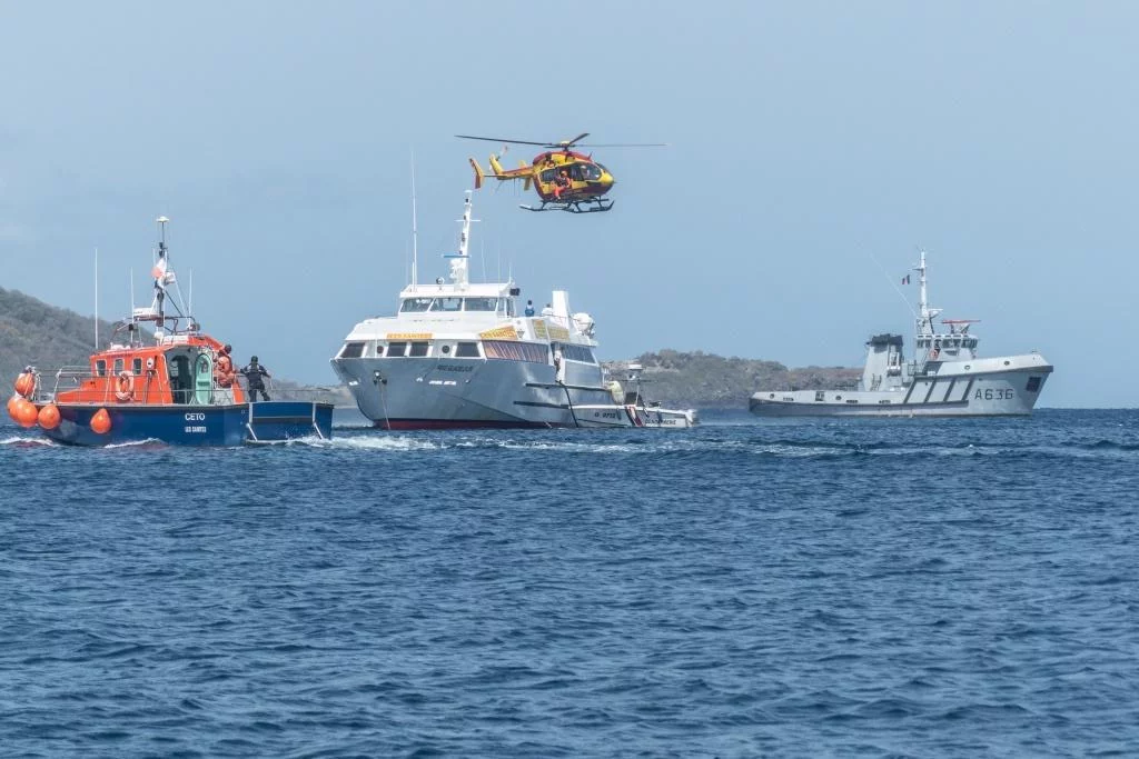 Le Maïto participe à un exercice de sauvetage maritime