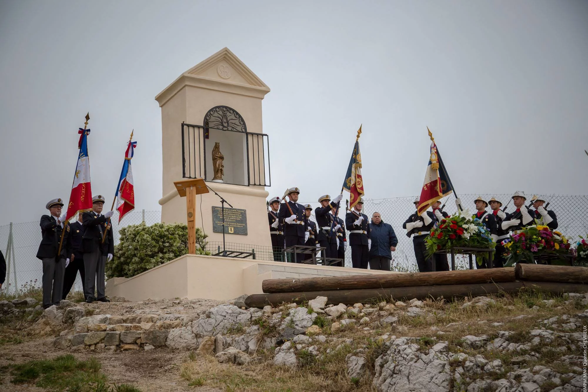 Cérémonie d’hommage aux marins-pompiers victimes du devoir
