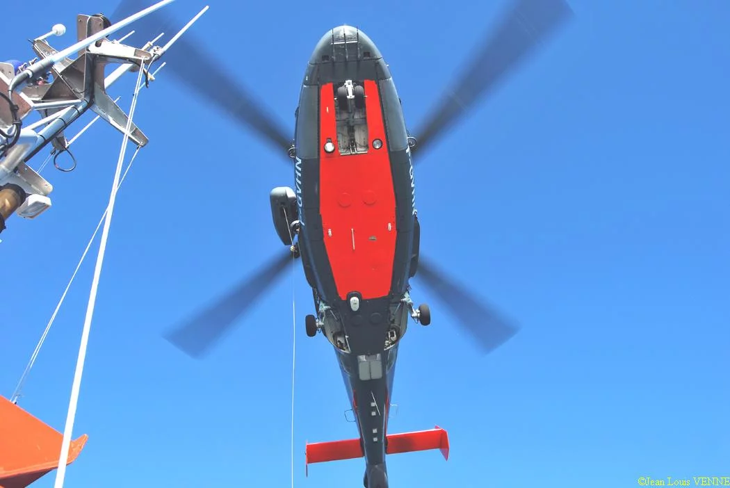 L'hélicoptère Dauphin de service public