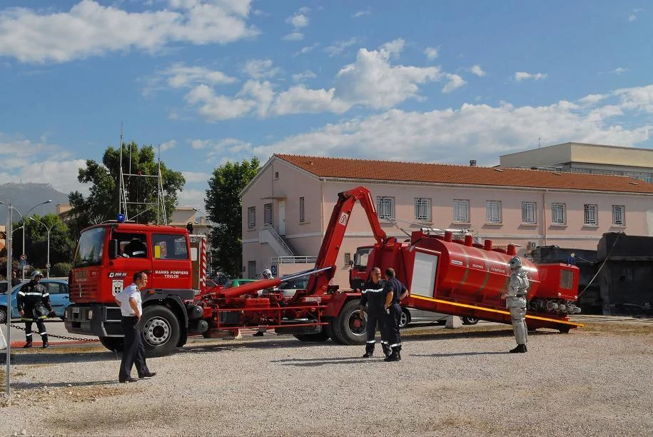 Un véhicule producteur de mousse