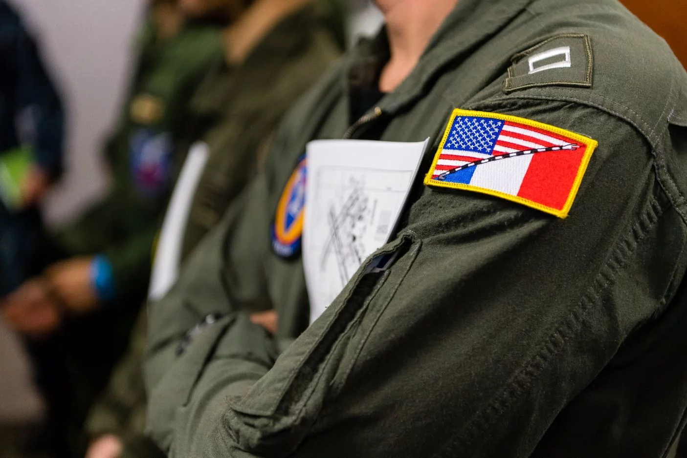 Insigne d'épaule porté par les participants à l'opération Chesapeake