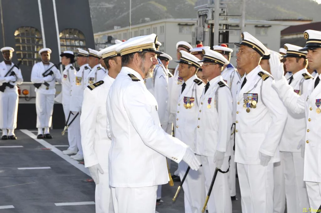 Prise de commandement de la flottille amphibie