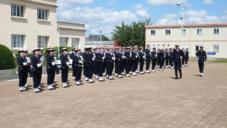 Cérémonie de remise de brevet pour les stagiaires de la préparation militaire marine Richelieu de Paris