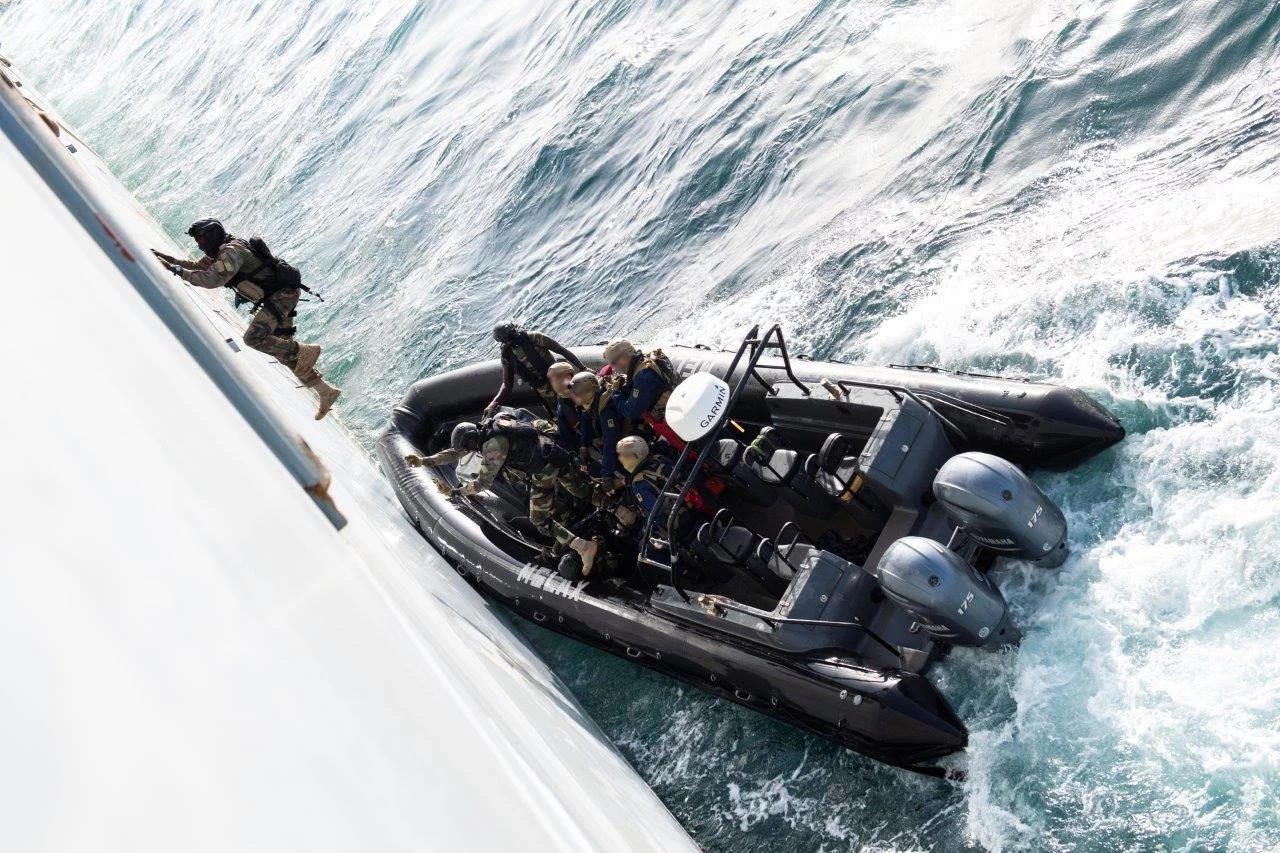 Entrainement à l’assaut de vive force en mer