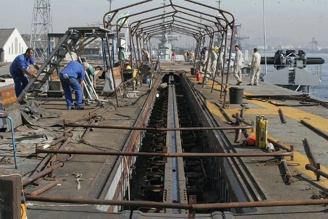 Réparation de la catapulte latérale