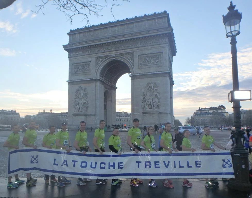 Le « Latouche-Tréville » court le marathon de Paris