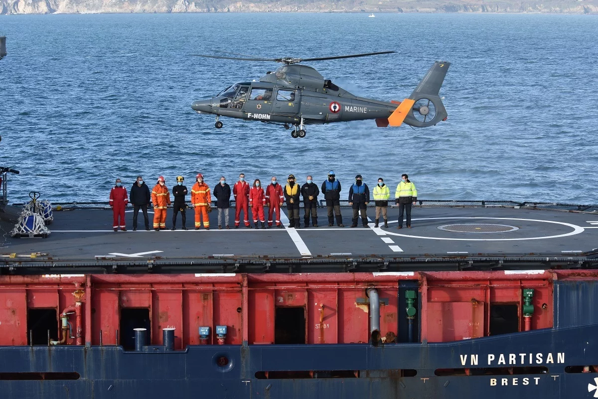 Le navire affrété VN Partisan réalise son 15 000ème appontage