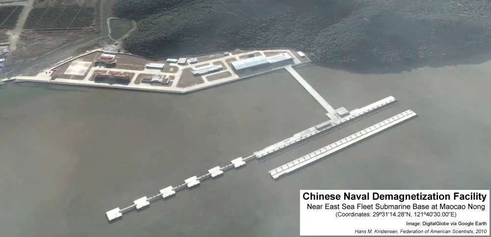 La nouvelle installation chinoise de démagnétisation