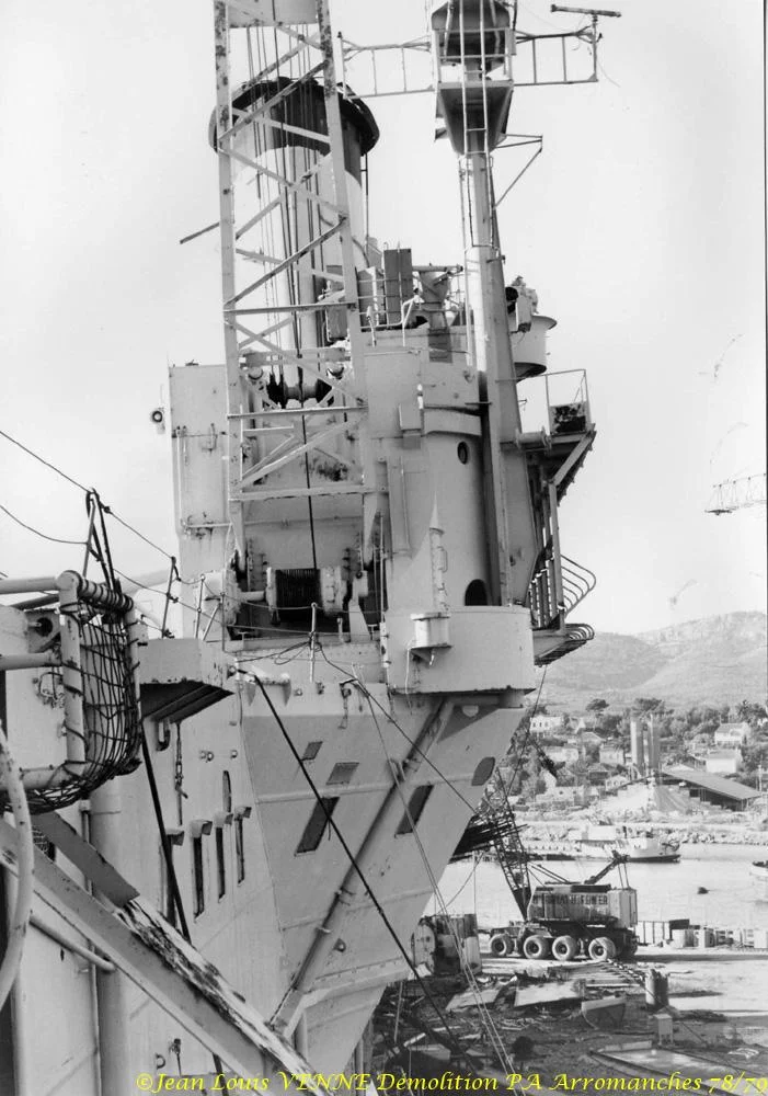 Démolition de l'Arromanches