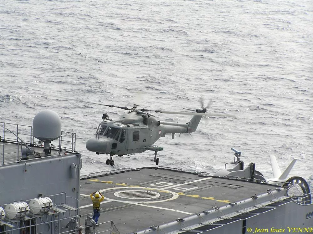 Décollage de l'hélicoptère Lynx