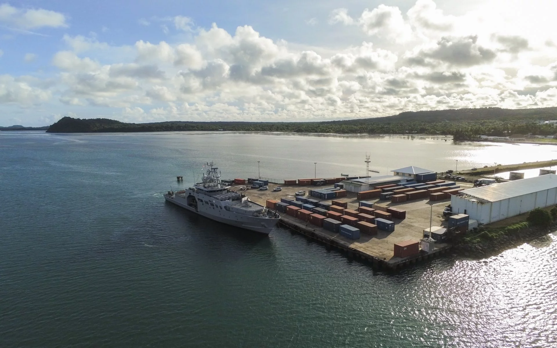 Le patrouilleur d’outre-mer (POM) Auguste Bénébig à Wallis