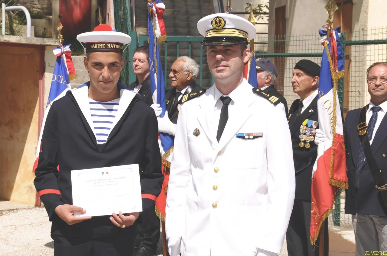 Remise des diplômes aux stagiaires de la Préparation Militaire Marine de LA SEYNE SUR MER