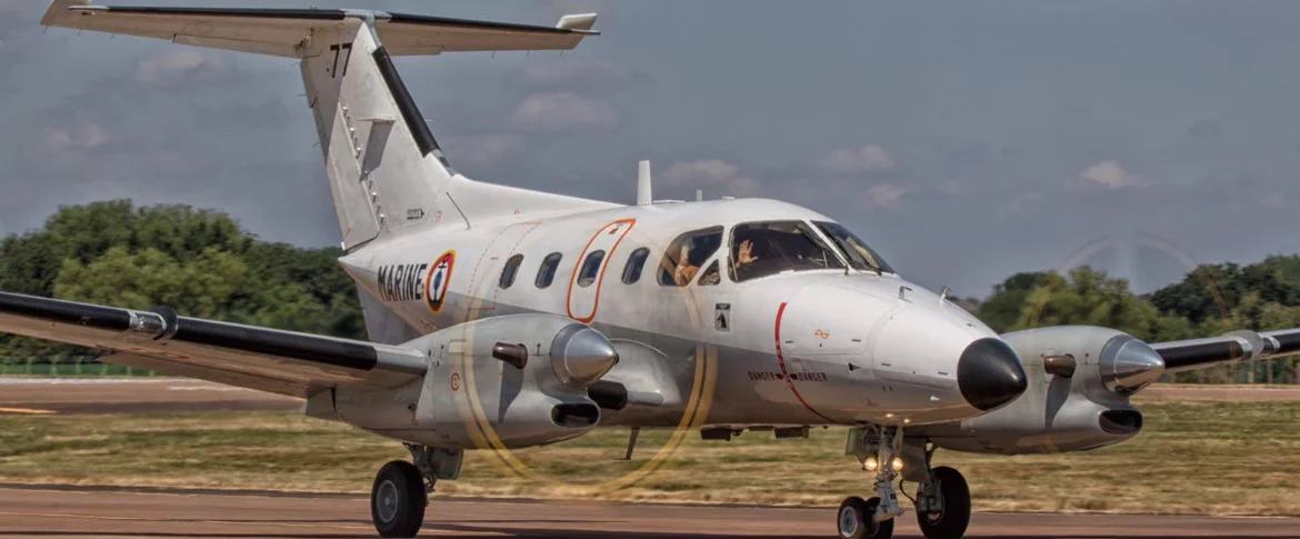 Un avion Xingu de l'escadrille 28F