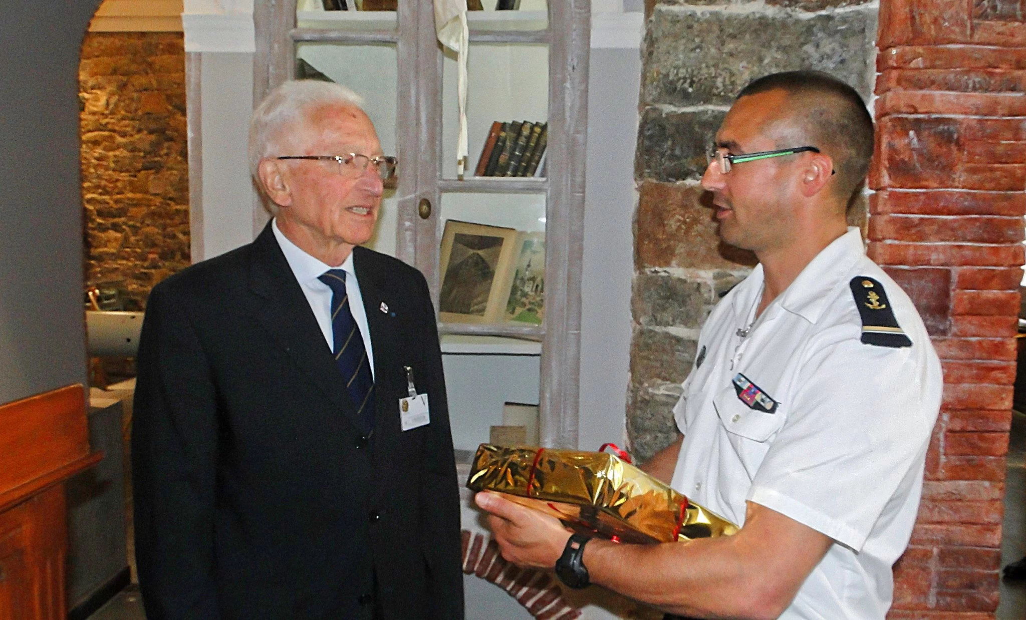 Cérémonie de fin de cours “chef de service navire sur petit bâtiment”