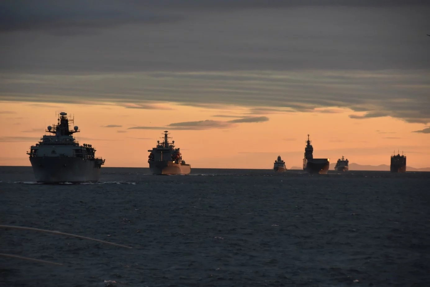 Les participants à l'exercice Joint Warrior 19.2