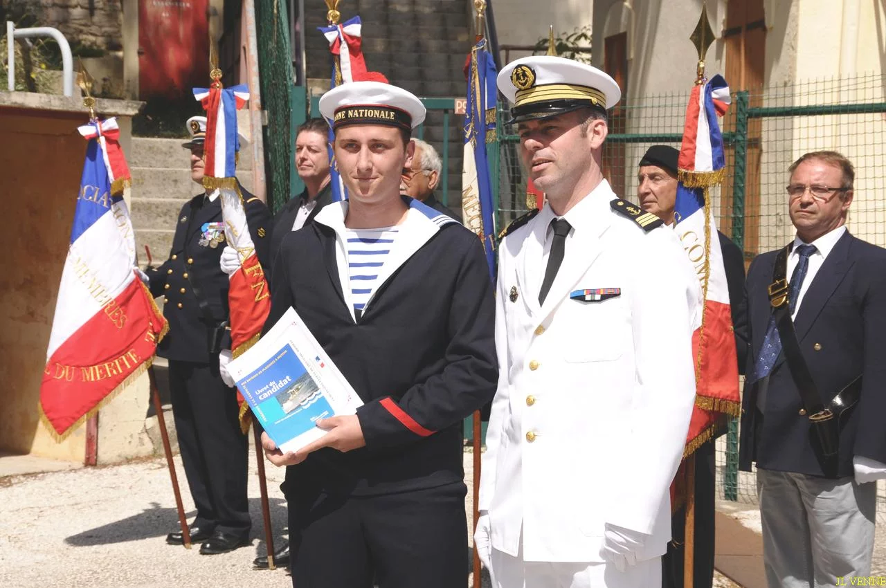Remise des diplômes aux stagiaires de la Préparation Militaire Marine de LA SEYNE SUR MER