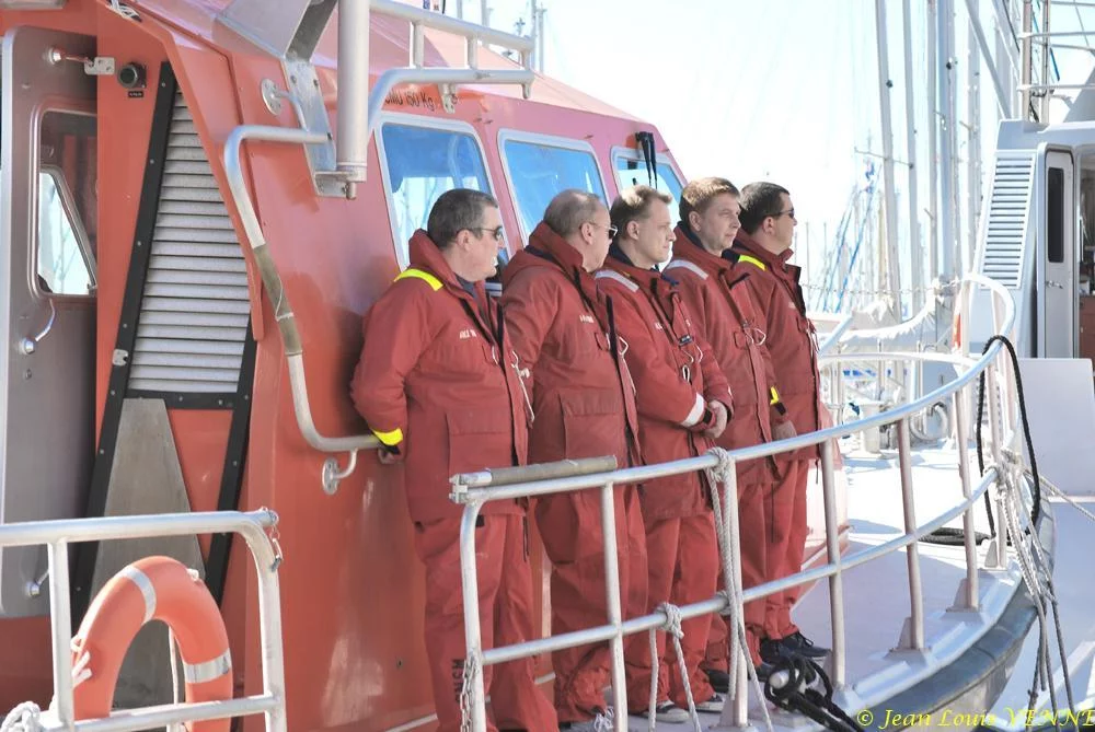 Une vedette de la SNSM présente à la cérémonie