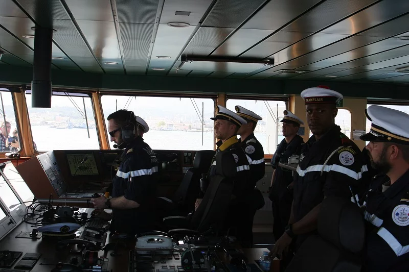 La passerelle du Champlain