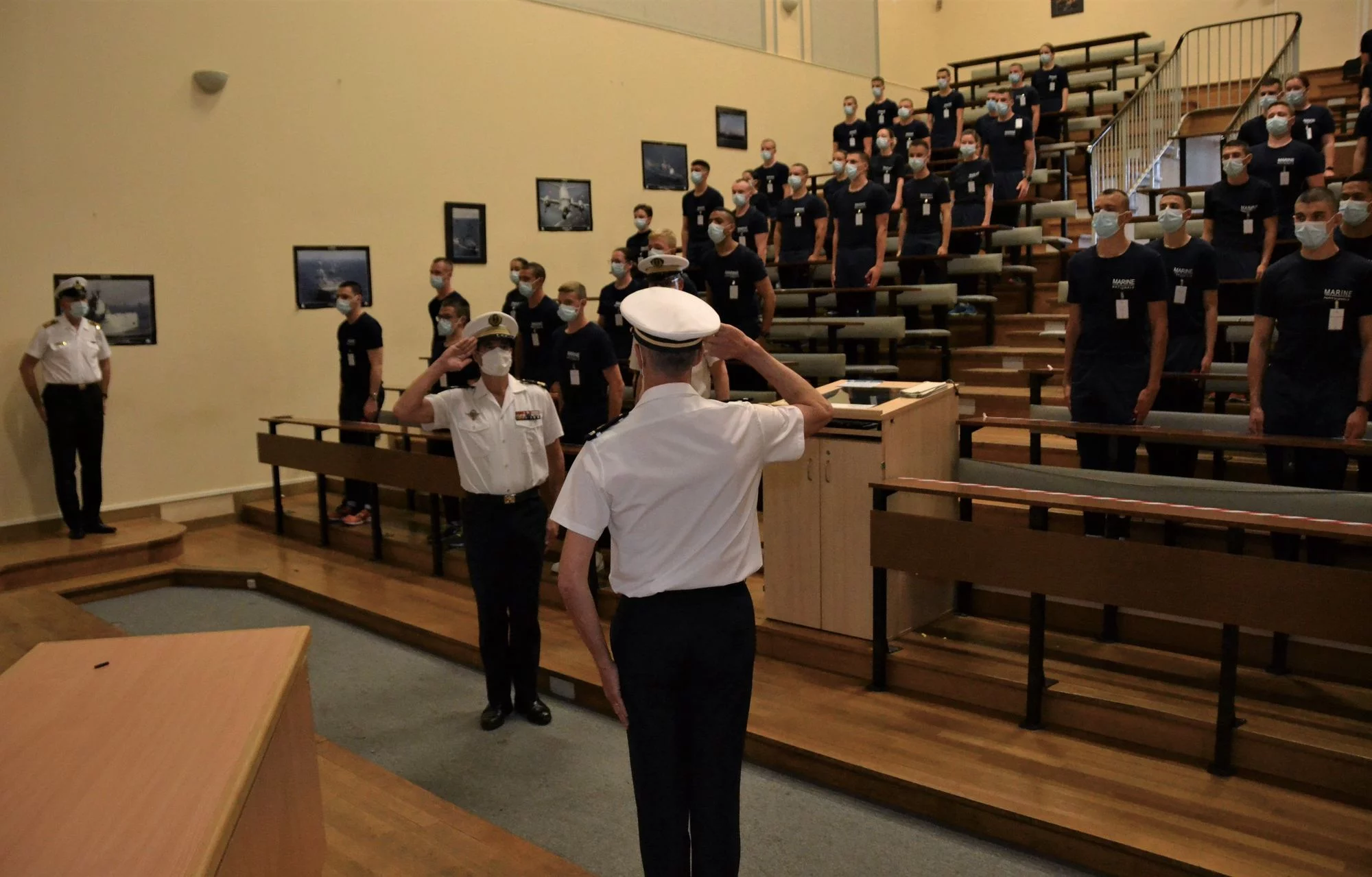 Une nouvelle promotion à l’Ecole des Matelots de Brest