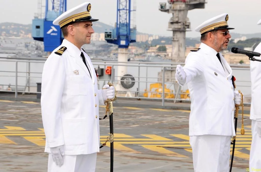 Prise de commandement du BPC Mistral