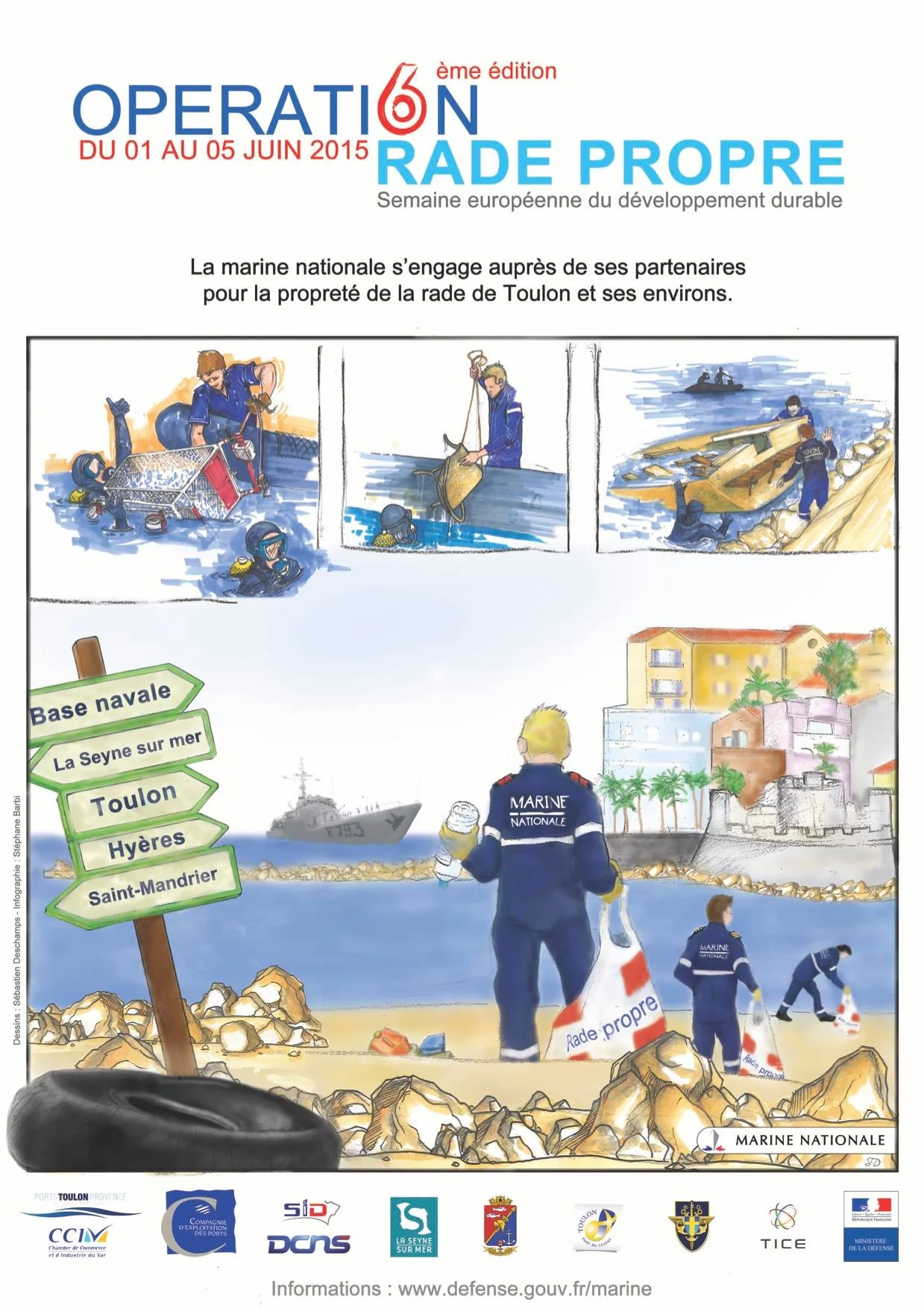 Opération “Rade propre” en rade de Toulon