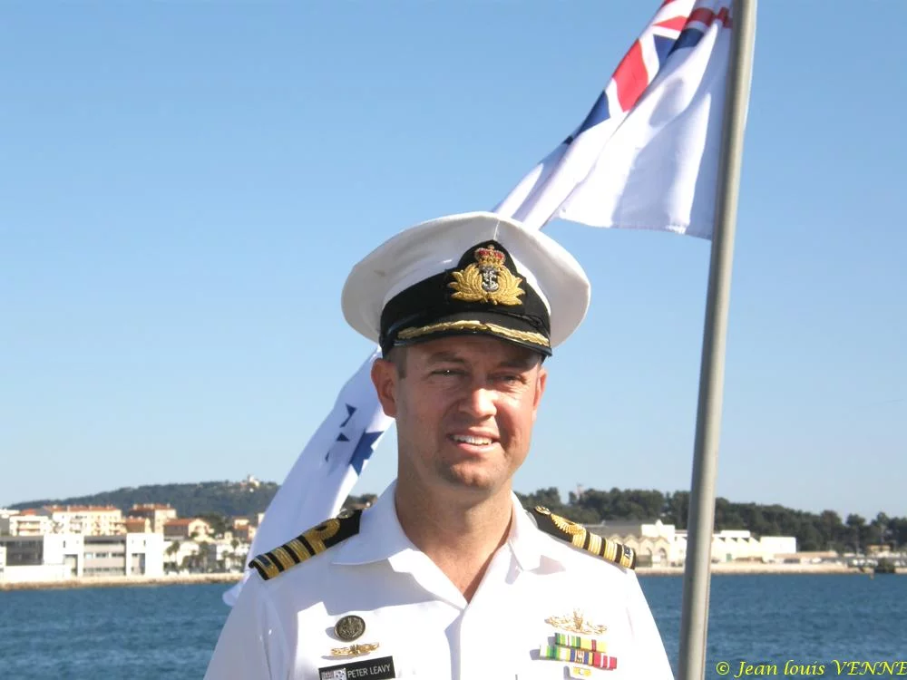 Le commandant Peter Leavy