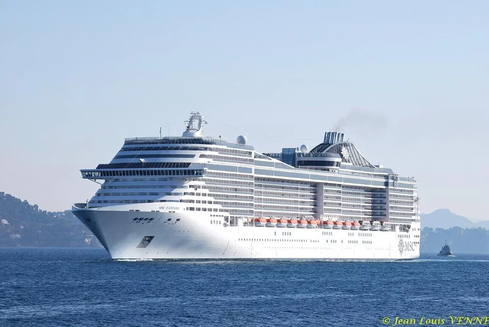 Escale surprise du MSC Fantasia à La Seyne sur Mer