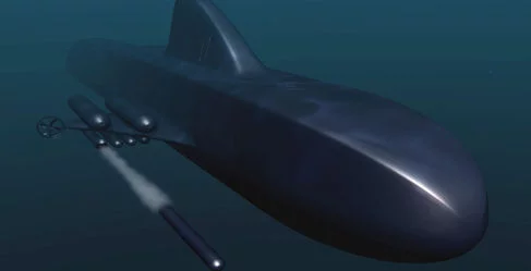 Un SMX-24 tire une torpille