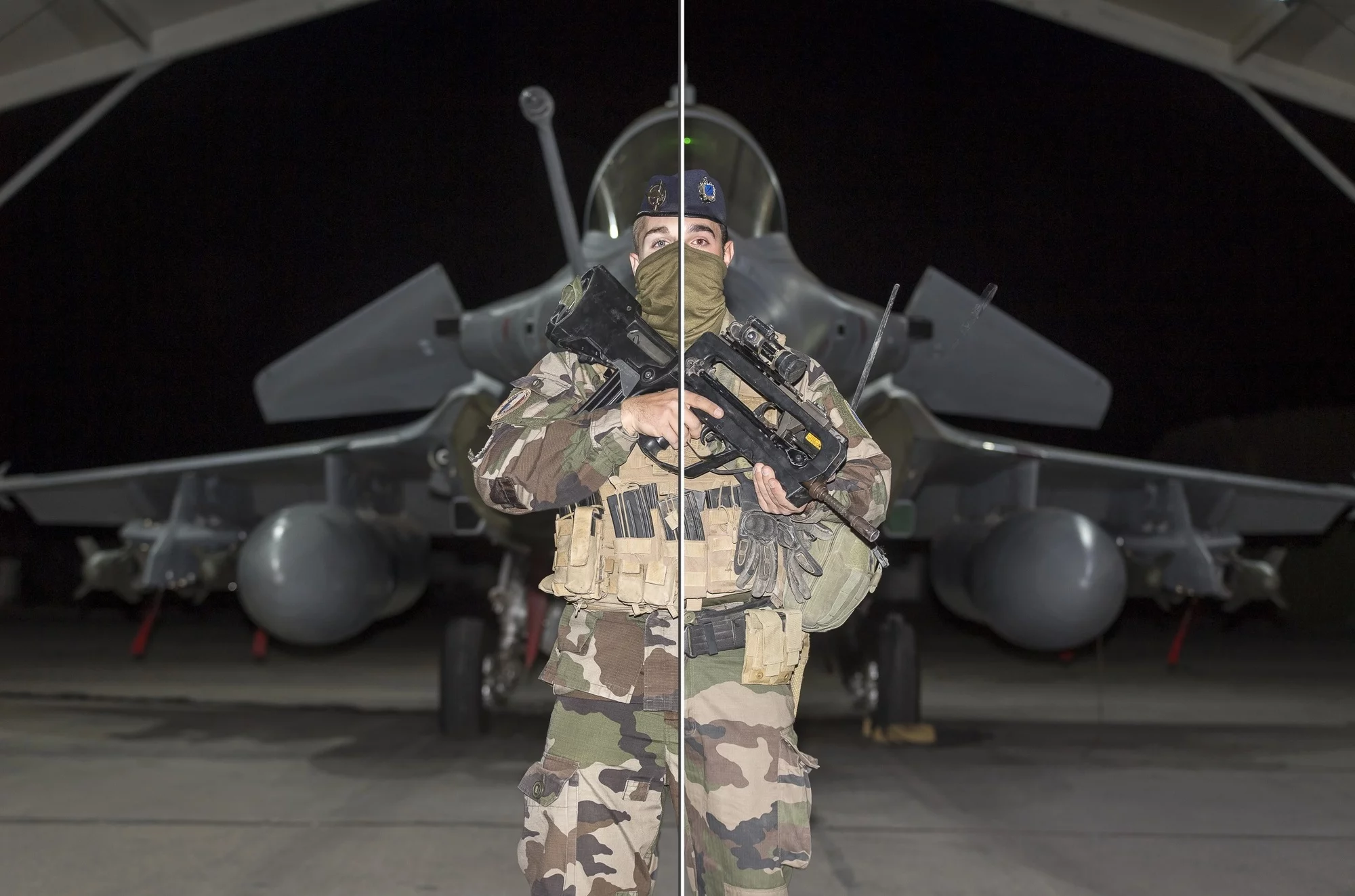 Fusilir-marin et fusilier de l'air