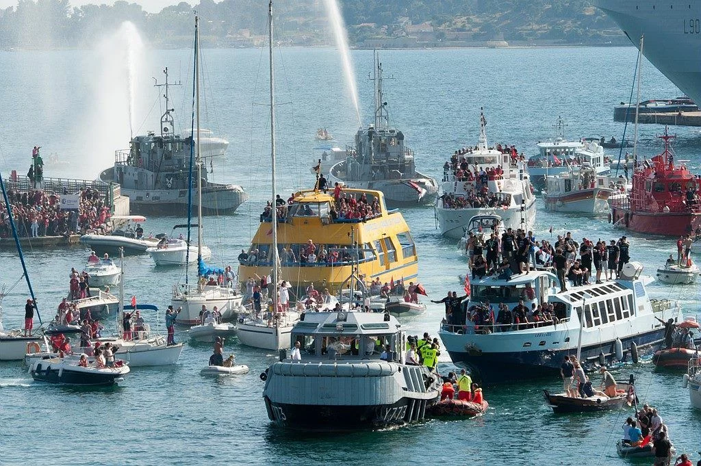 La Marine nationale présente pour le retour du Rugby-Club de Toulon