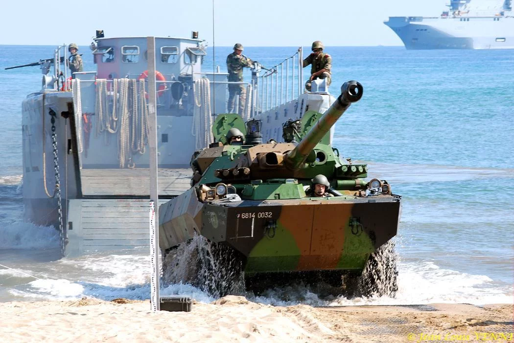 Débarquement des véhicules