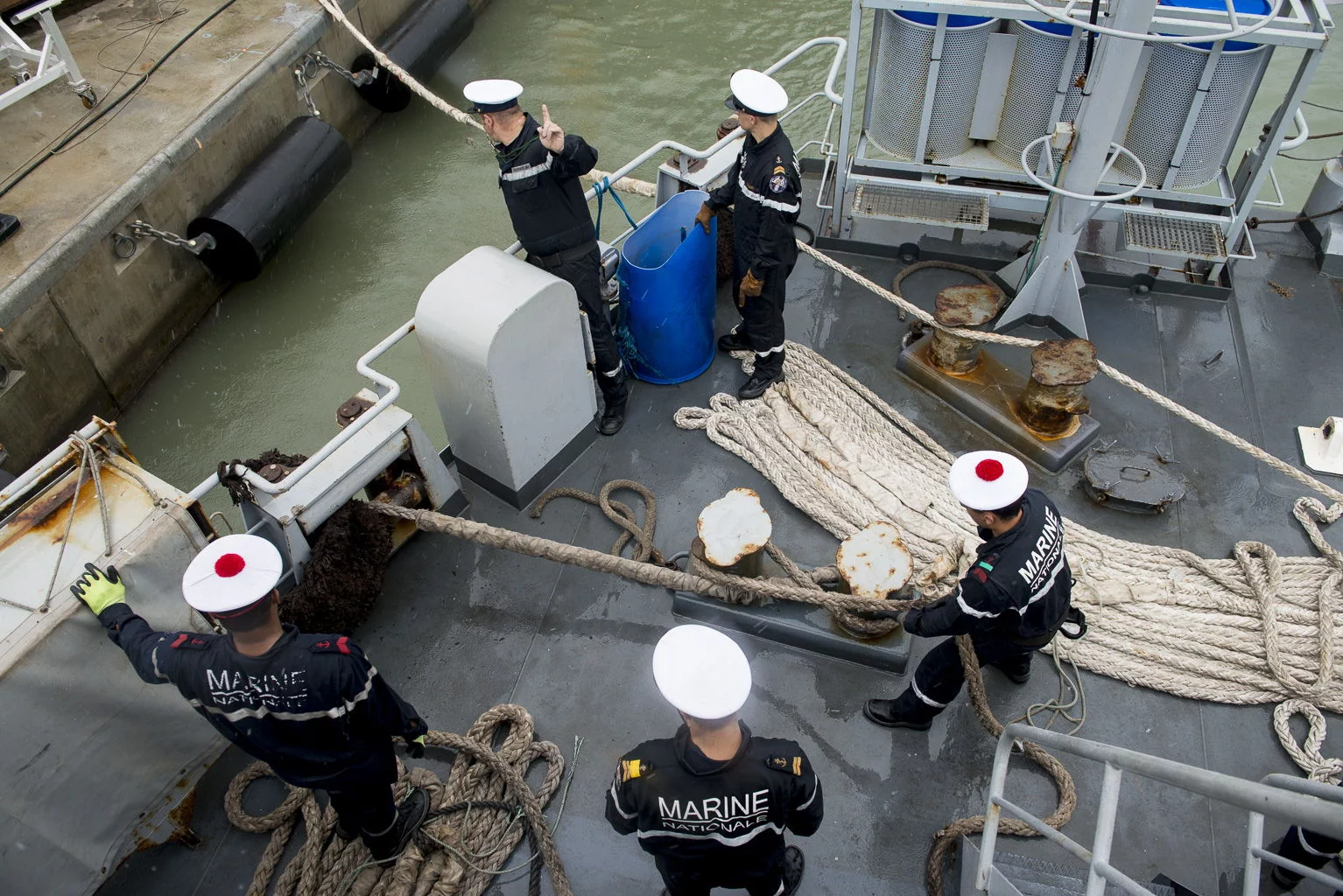 Le Germinal de retour au port-base après 3 mois de mission