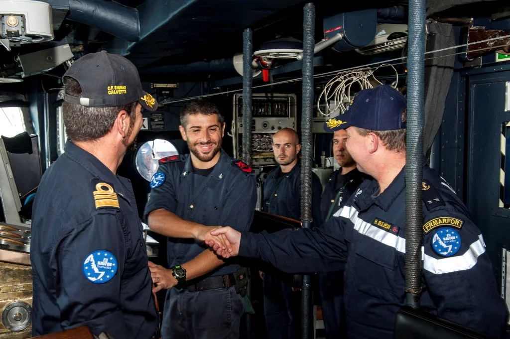 Rencontre avec des membres d'équipage